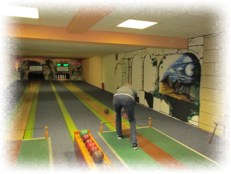 die Bahn gut präpariert