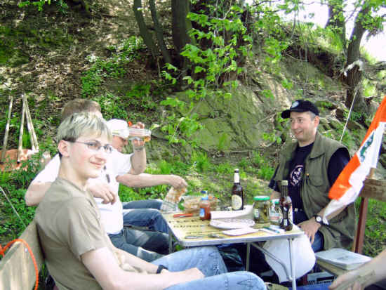 1. Mai 2005 - Mittagsrast bei Srnzig