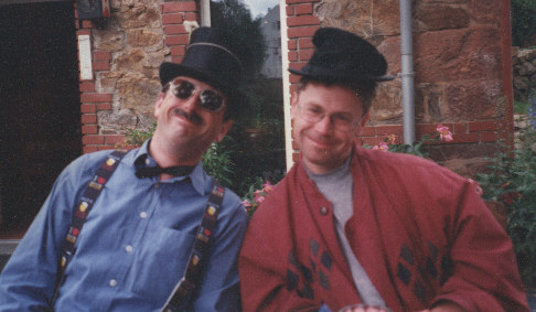Karsten und Thomas im "Prellbock"
